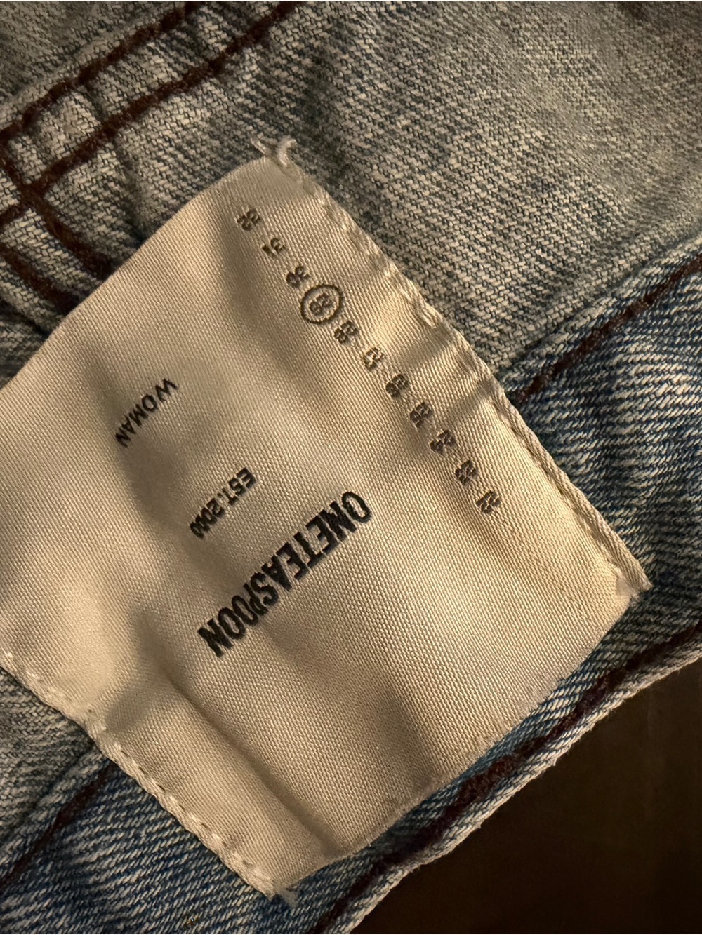 One Teaspoon Romeo Size 29 High-Rise Button-Front Denim Shorts - Picture 3 of 12